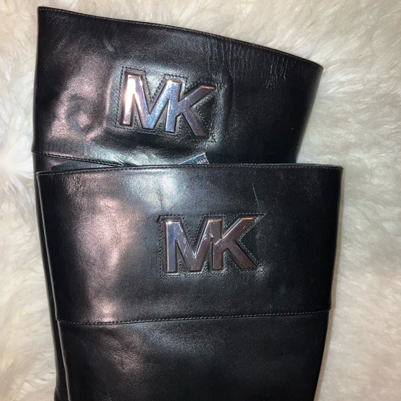 Michael Kors Hayley Tall Leather Boots - Picture 6 of 9